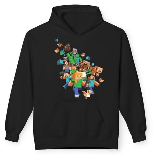 هودی مردانه پاد آفرین مدل گیم ماینکرافت Minecraft game کد 005