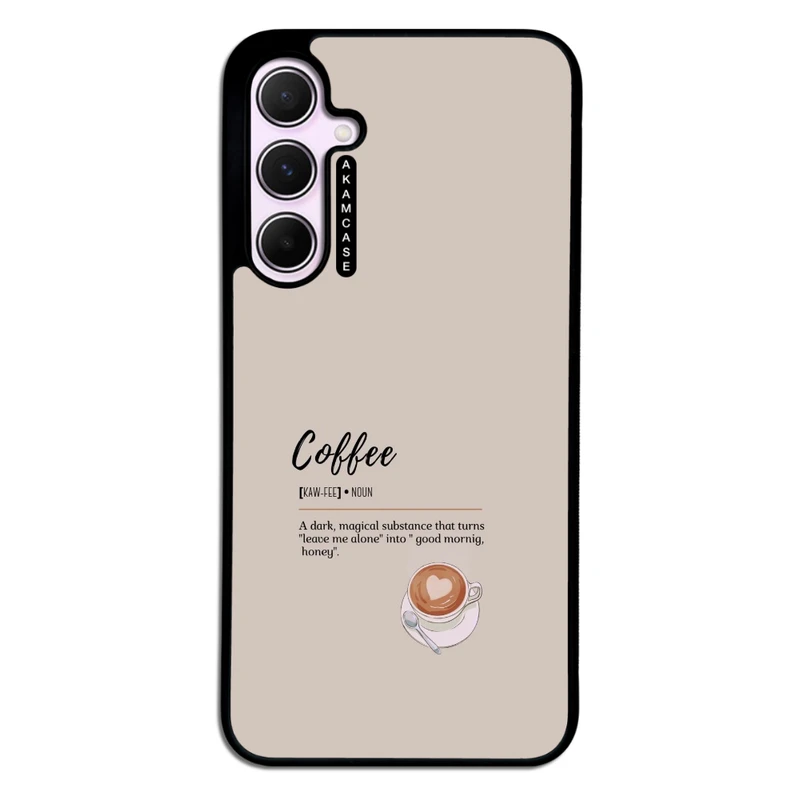 کاور آکام مدل AMC-WSGA35-COFFEE-16 مناسب برای گوشی موبایل سامسونگ Galaxy A35