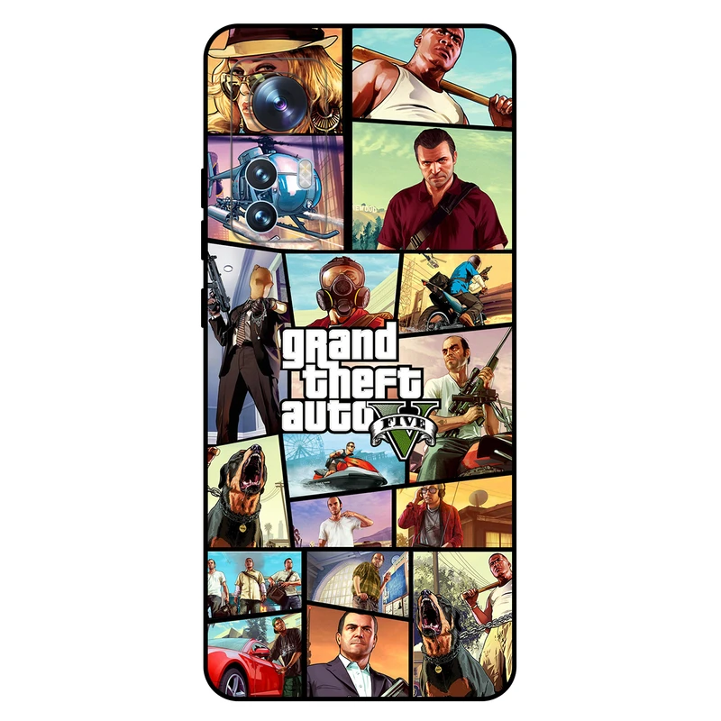 کاور مگافون طرح جی تی ای مدل 8240 مناسب برای گوشی موبایل شیائومی 12 / 12X 