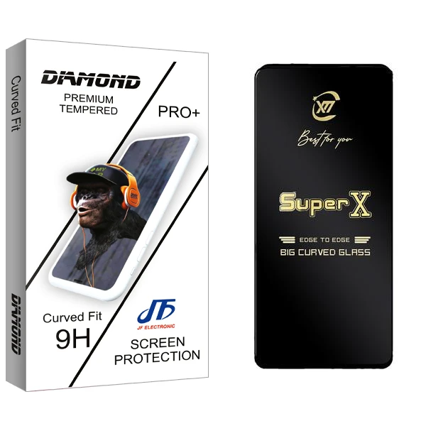محافظ صفحه نمایش جی اف مدل Diamond SuperX مناسب برای گوشی موبایل شیائومی Redmi Note 11