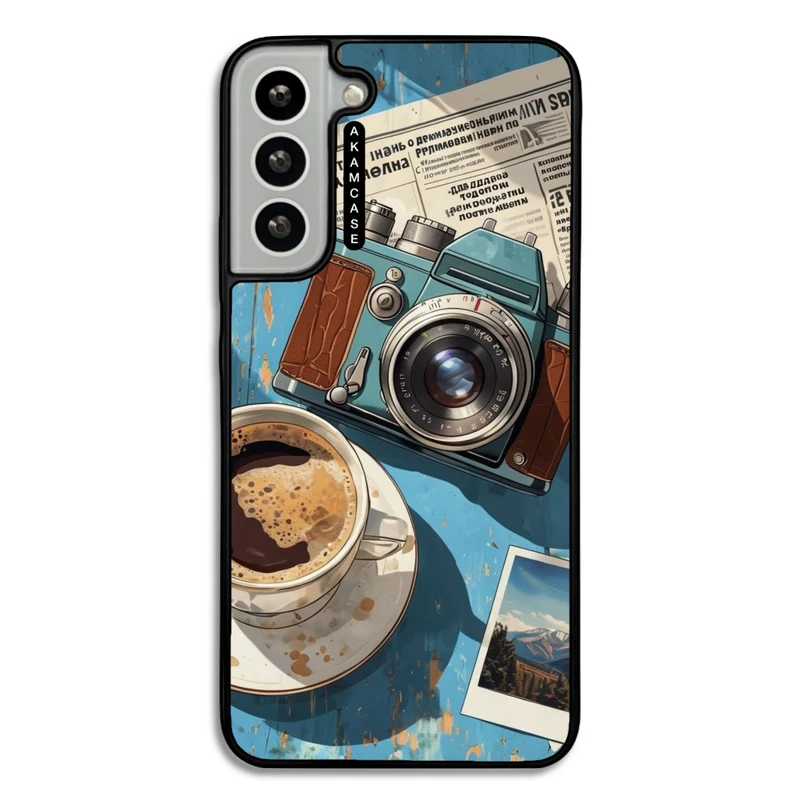 کاور آکام مدل AMC-WSGS22P-COFFEE-1 مناسب برای گوشی موبایل سامسونگ Galaxy S22 Plus