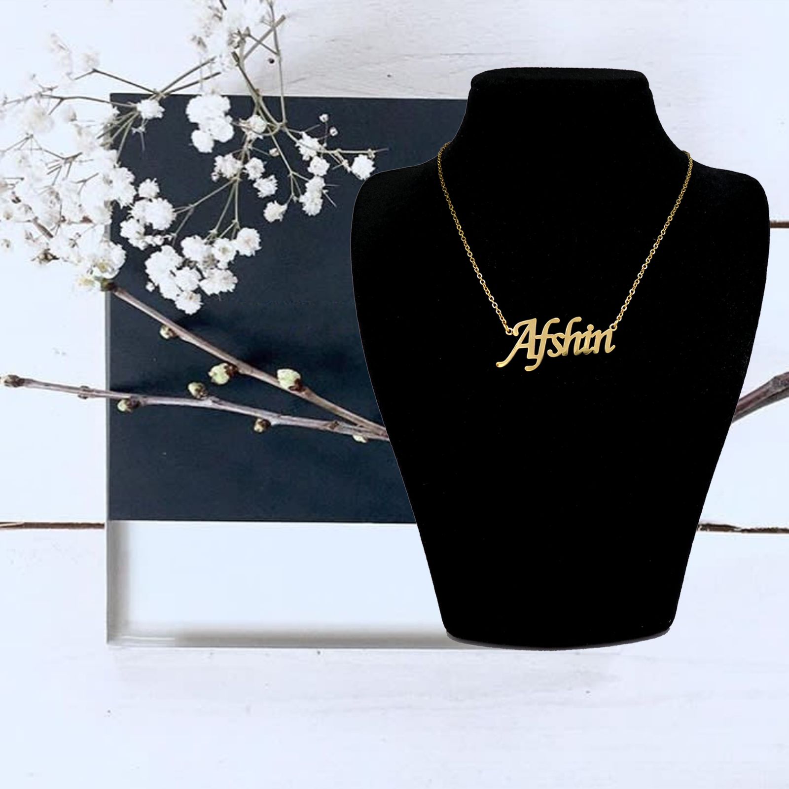 گردنبند نقره زنانه آی جواهر مدل افشین کد N603 -  - 4
