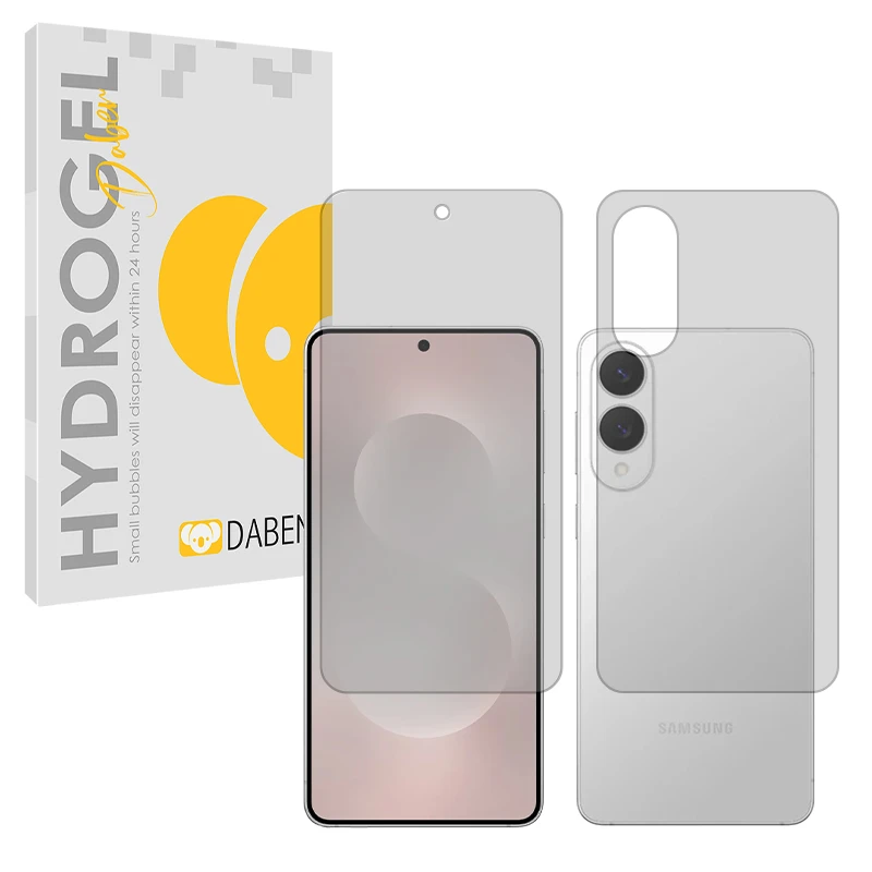 محافظ صفحه نمایش مات دبن مدل Tough مناسب برای گوشی موبایل سامسونگ Galaxy S25 Edge به همراه محافظ پشت گوشی