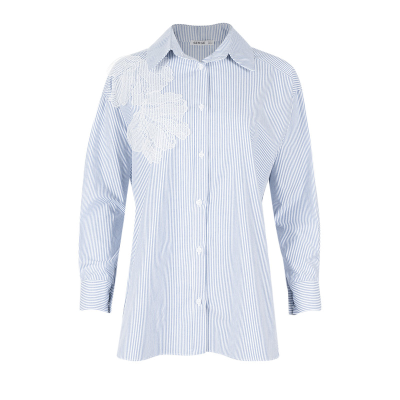 شومیز آستین بلند زنانه سرژه مدل 207364