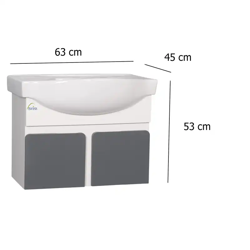 ست کابینت و روشویی توییس مدل tws 1019