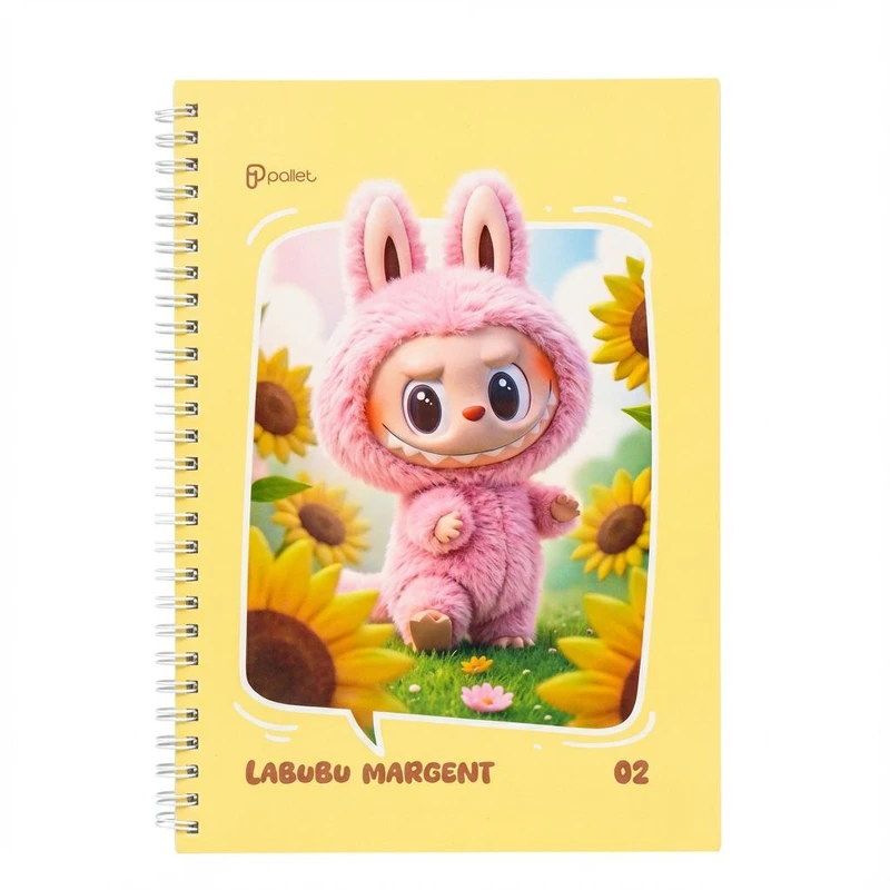 دفتر مشق 50 برگ پالت طرح فانتزی