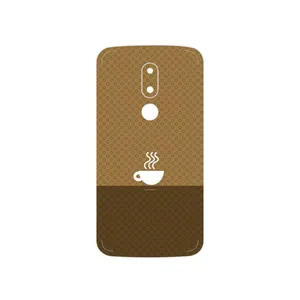 MAHOOT Minimal Cup of Coffee Icon Cover Sticker for Motorola Moto M