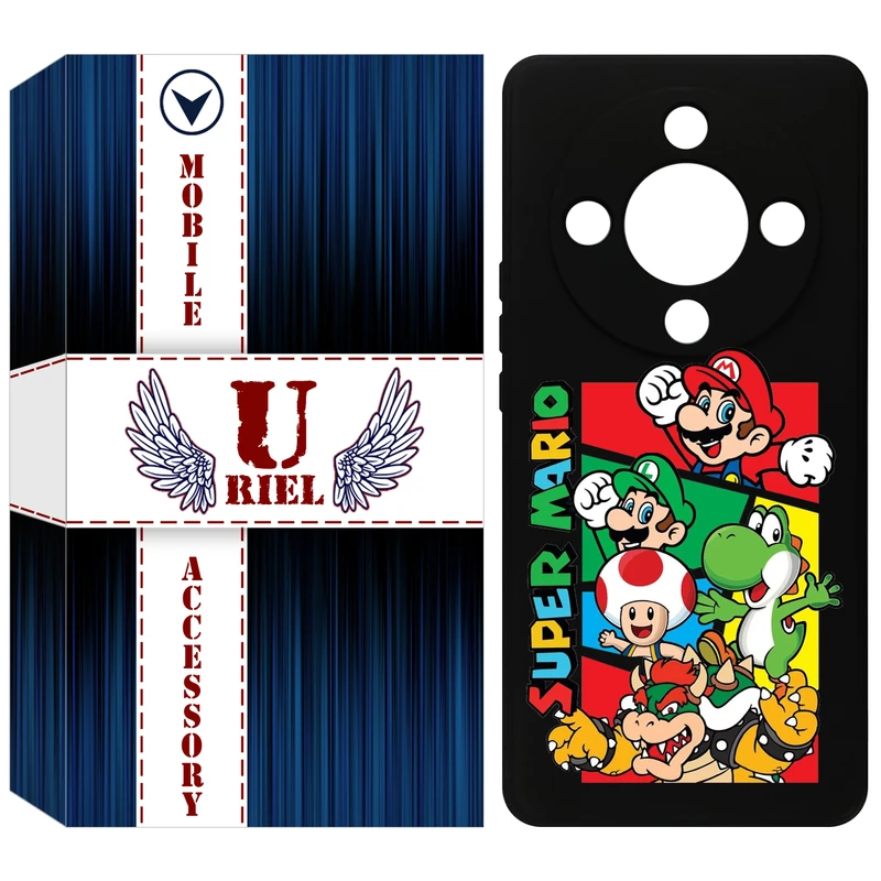 کاور یوریل مدل KSH کد 76 طرح ماریو مناسب برای گوشی موبایل آنر X9b / X50 / Magic6 Lite / Magic 6 Lite