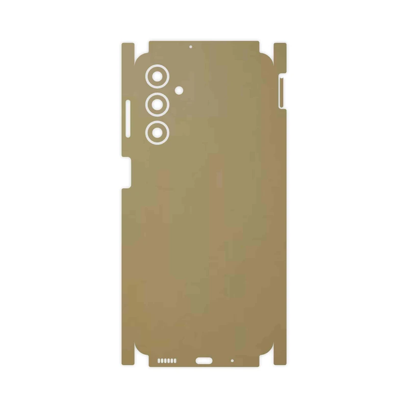 برچسب پوششی ماهوت مدل Matte-Gold-FullSkin مناسب برای گوشی موبایل سامسونگ Galaxy F54