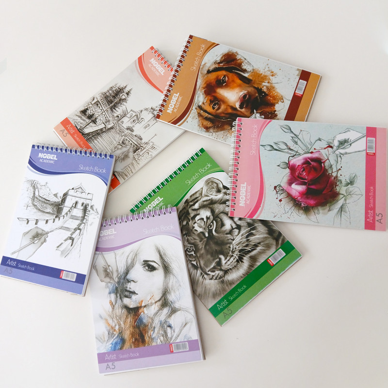 دفتر طراحی 25 برگ نوبل مدل اشتنباخ کد A5