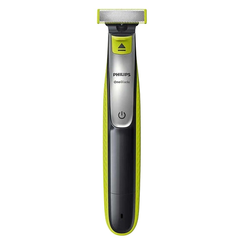 ماشین اصلاح موی صورت و بدن شارژی فیلیپس مدل QP2834/60 با فناوری OneBlade، ضد آب، تیغه استیل ضد زنگ، خط زن و حجم زن، همراه با 2 تیغه یدک، شارژ 240 دقیقه و زمان استفاده 60 دقیقه