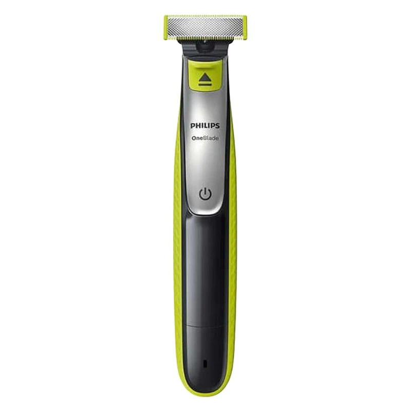ماشین اصلاح موی صورت و بدن شارژی فیلیپس مدل QP2834/60 با فناوری OneBlade، ضد آب، تیغه استیل ضد زنگ، خط زن و حجم زن، همراه با 2 تیغه یدک، شارژ 240 دقیقه و زمان استفاده 60 دقیقه