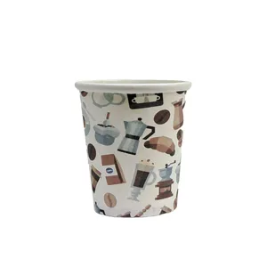 لیوان یکبار مصرف کاغذی مدل شات قهوه 90cc بسته 50 عددی