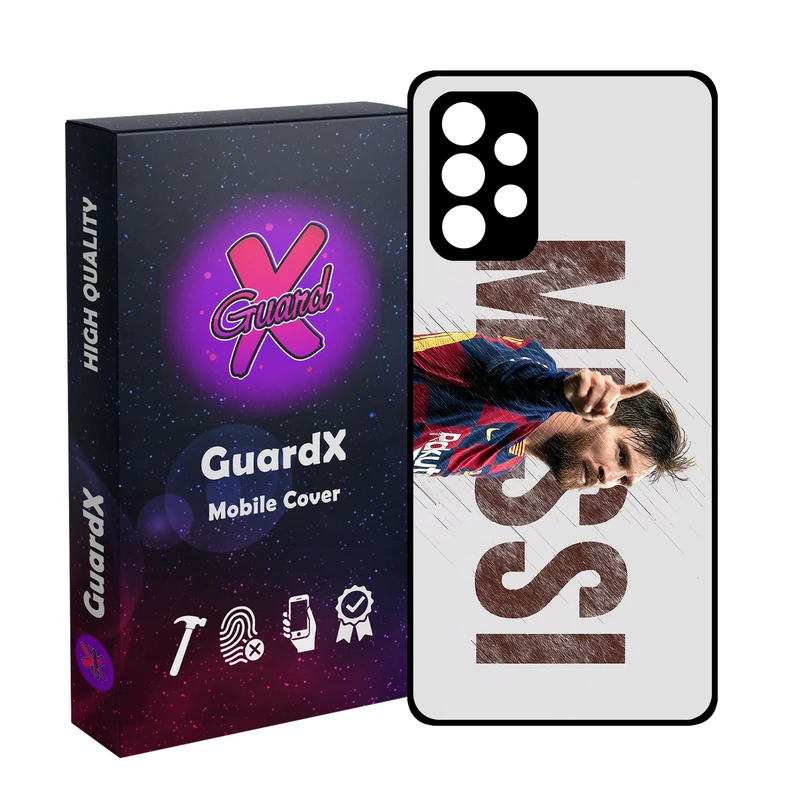 کاور گارد ایکس طرح Lionel Messi مدل 10957 مناسب برای گوشی موبایل سامسونگ Galaxy A32 4G