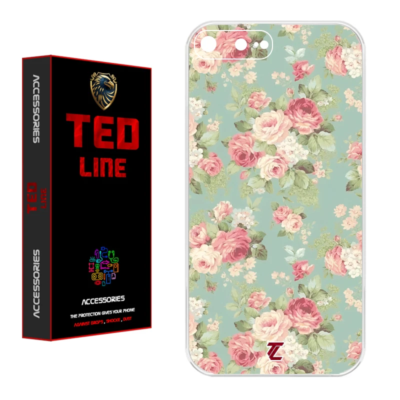 کاور تدلاین طرح گل کد 1224 مناسب برای گوشی موبایل اپل Iphone 7 Plus / 8 Plus