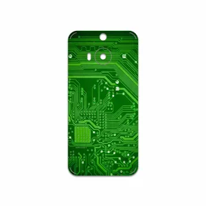 MAHOOT Green Printed Circuit Board Cover Sticker for HTC One M9 Plus