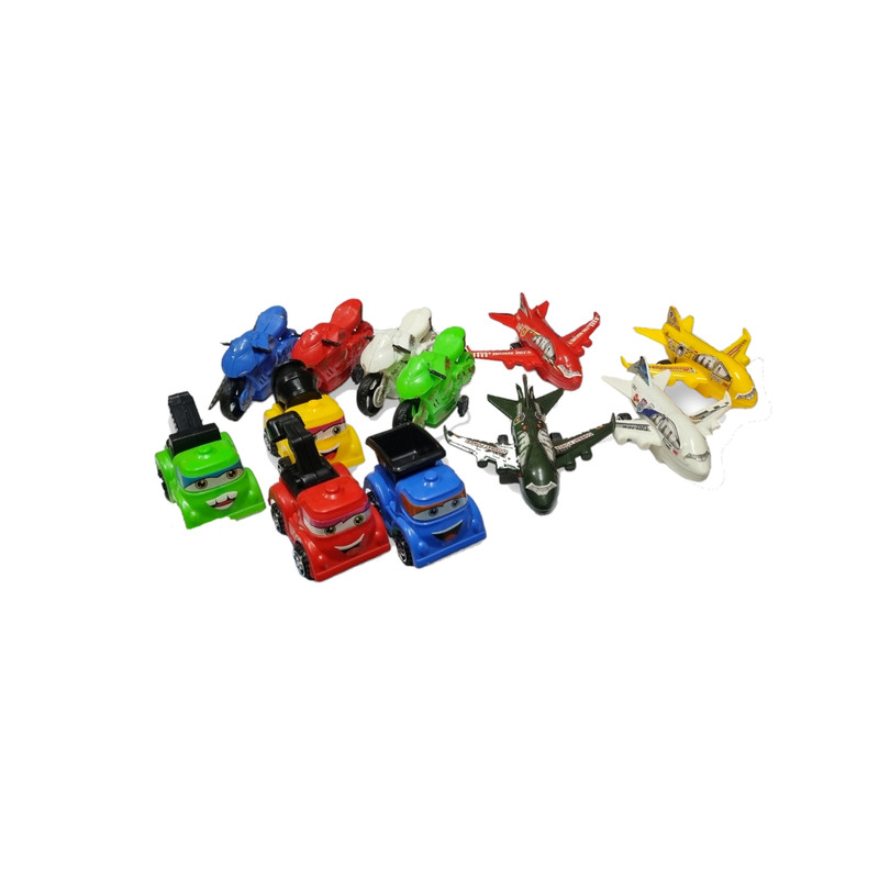 ماشین بازی مدل toy tribe مجموعه 12 عددی