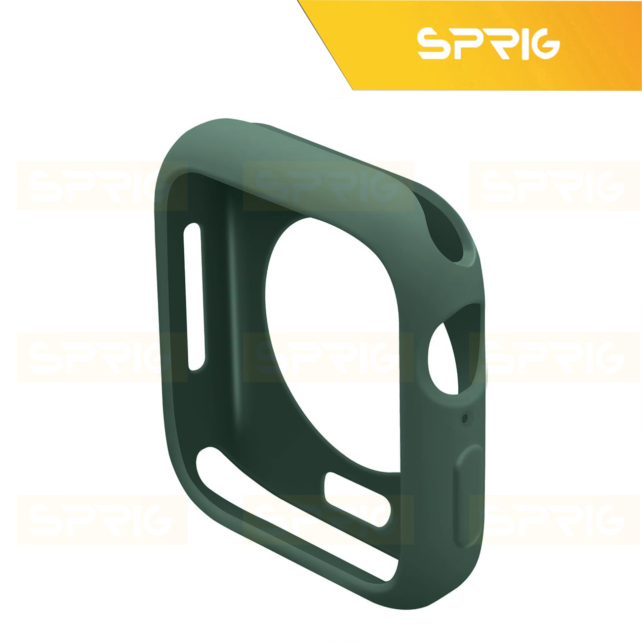 بند اسپریگ مدل Spig Protection مناسب برای اپل واچ Series 7 Aluminum 45mm / Series 8 Aluminum 45mm / Series 9 Aluminum 45mm به همراه کاور