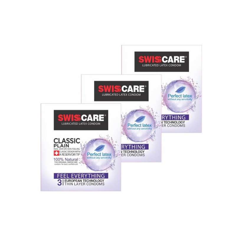 کاندوم سوئیس کر مدل Classic Plain مجموعه 3 عددی کاندوم سوئیس کر مدل Classic Plain مجموعه 3 عددی