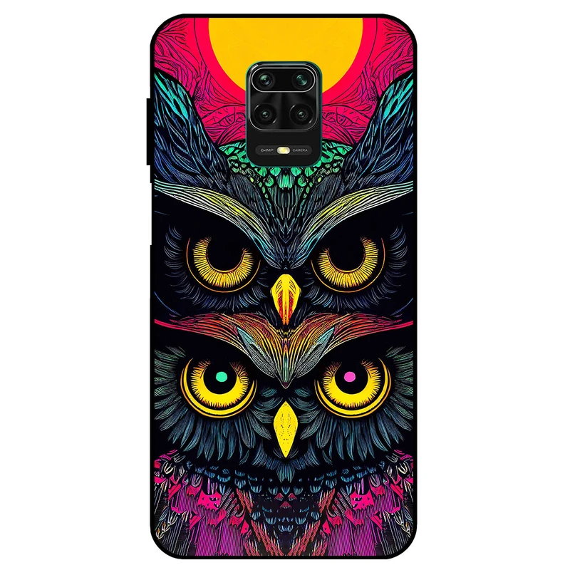 کاور مگافون طرح جغد مدل 1904 مناسب برای گوشی موبایل شیائومی Redmi Note 9s / 9 Pro / 9 Pro Max 