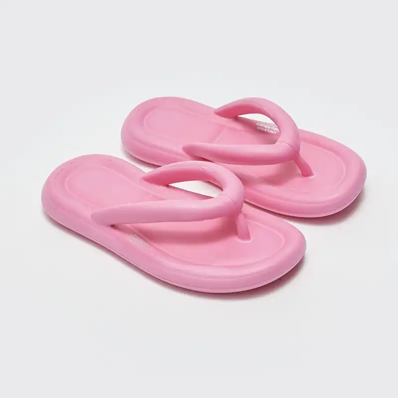 دمپایی لاانگشتی زنانه ال سی وایکیکی مدل طبی پاستلی