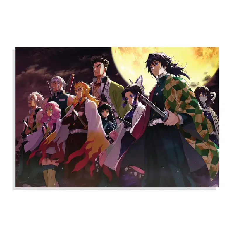 پوستر طرح انیمه شیطان کش Demon Slayer مدل M0546