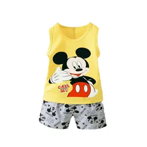 ست تاپ و شلوارک پسرانه مدل Mickey Mouse کد 11