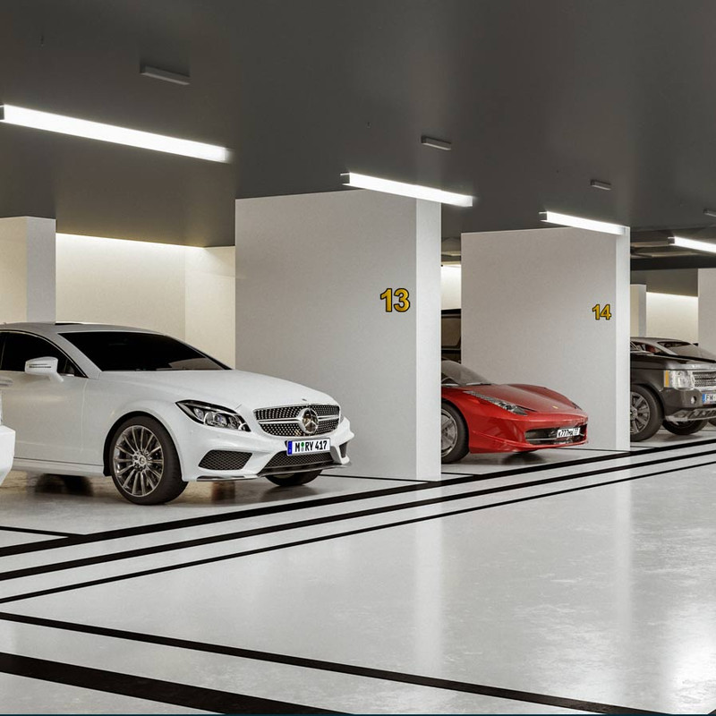 تابلو راهنما آژنگ طرح مستطیل مدل شماره و اعداد کد NO-7