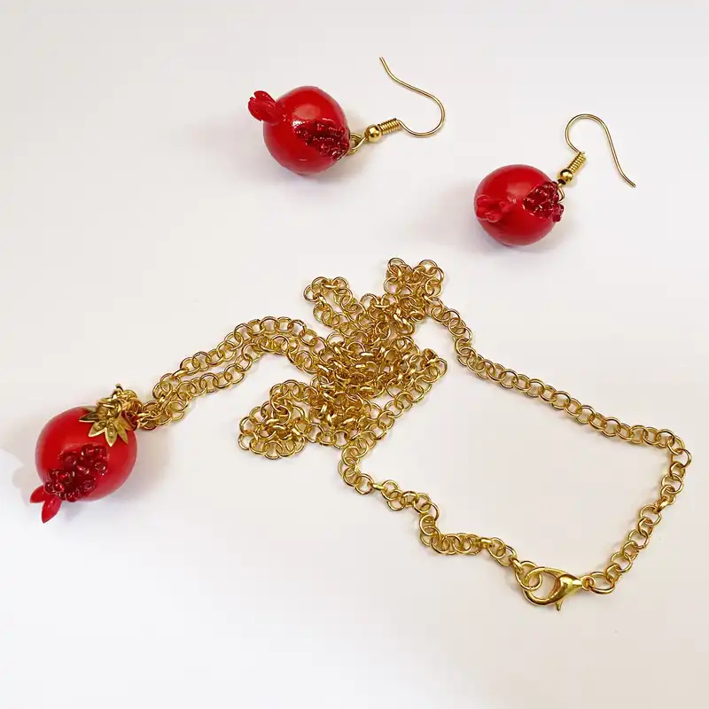 نیم ست زنانه مدل انار یلدا