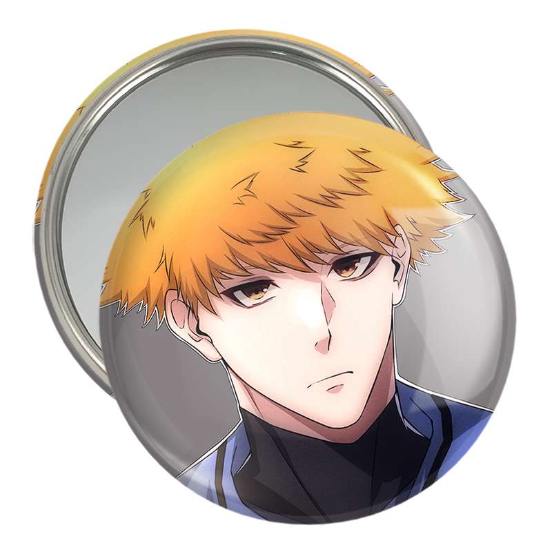 آینه جیبی خندالو مدل رنسوکه انیمه Blue Lock کد 24406