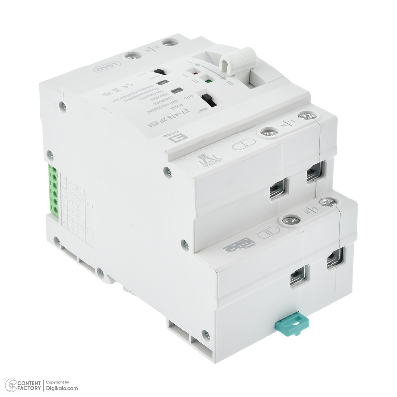 سوییچ انتقال خودکار اتکو مدل دوگانه قدرت 63 آمپرکد ET-ATS-2P-63A