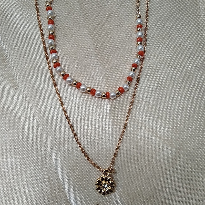 گردنبند زنانه اکسسورایز مدل دو لاین HB 162 گردنبند زنانه اکسسورایز مدل دو لاین HB 162