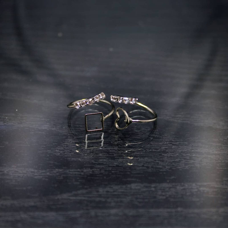 بند انگشتی زنانه کد AS0015 مجموعه 2 عددی بند انگشتی زنانه کد AS0015 مجموعه 2 عددی