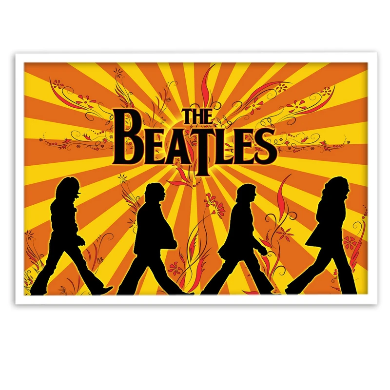 تابلو بکلیت طرح گروه بیتلز The Beatles مدل W-s171