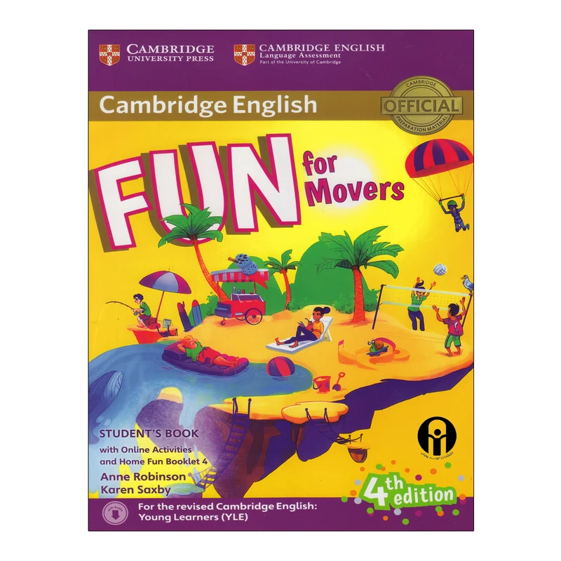 کتاب Cambridge English Fun For Movers اثر جمعی از نویسندگان انتشارات الوندپویان