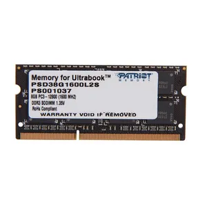 رم لپتاپ DDR3 تک کاناله 1600 مگاهرتز CL11 پتریوت مدل PC3-12800 ظرفیت 8 گیگابایت