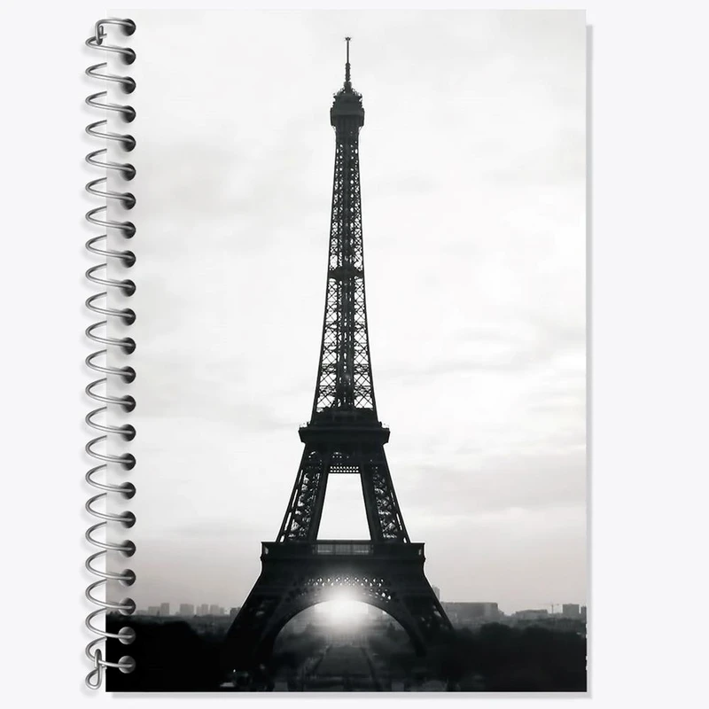 دفتر لغت 50 برگ خندالو مدل برج ایفل کد 20756