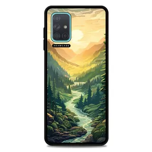 AKAM AMC-WSGA71-NATURE-4 Cover For Samsung Galaxy A71