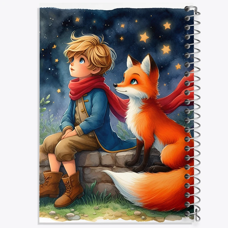 دفتر لیست خرید 50 برگ خندالو طرح شازده کوچولو (The Little Prince) کد F6137