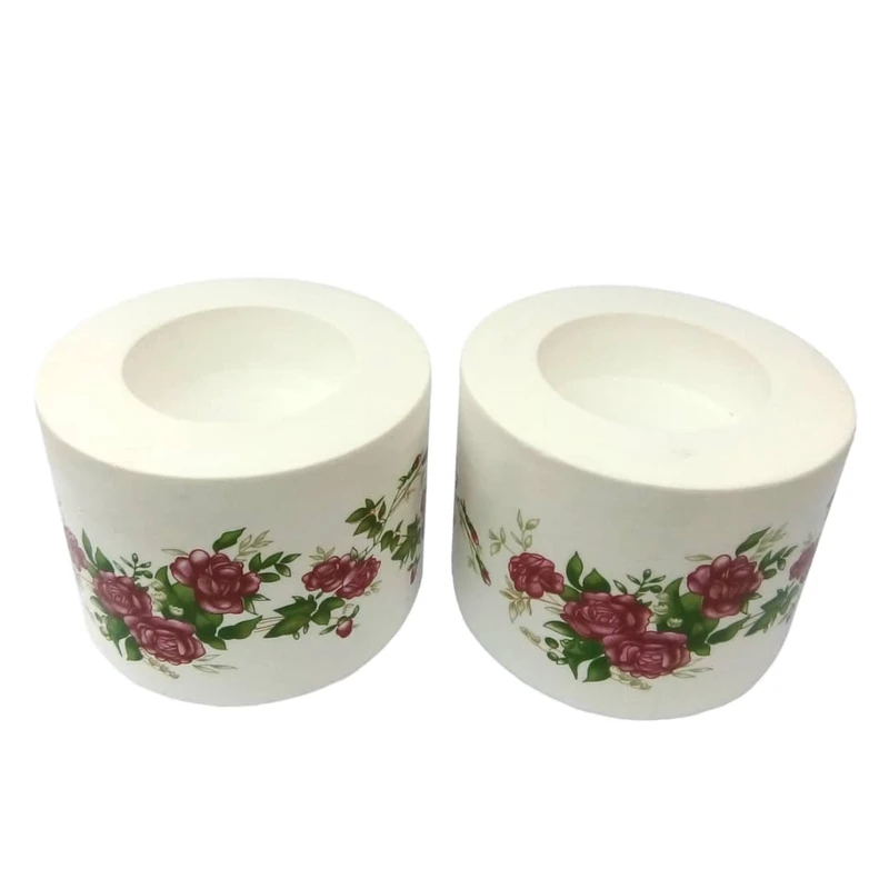 جاشمعی مدل گل سرخ کد M 21 بسته 2 عددی