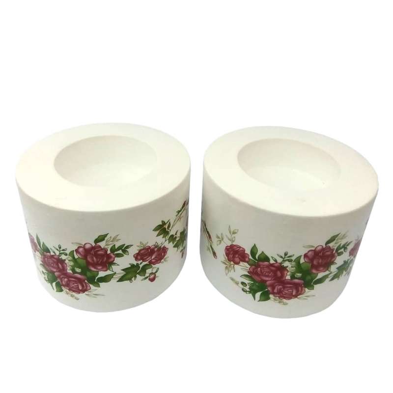 جاشمعی مدل گل سرخ کد M 21 بسته 2 عددی