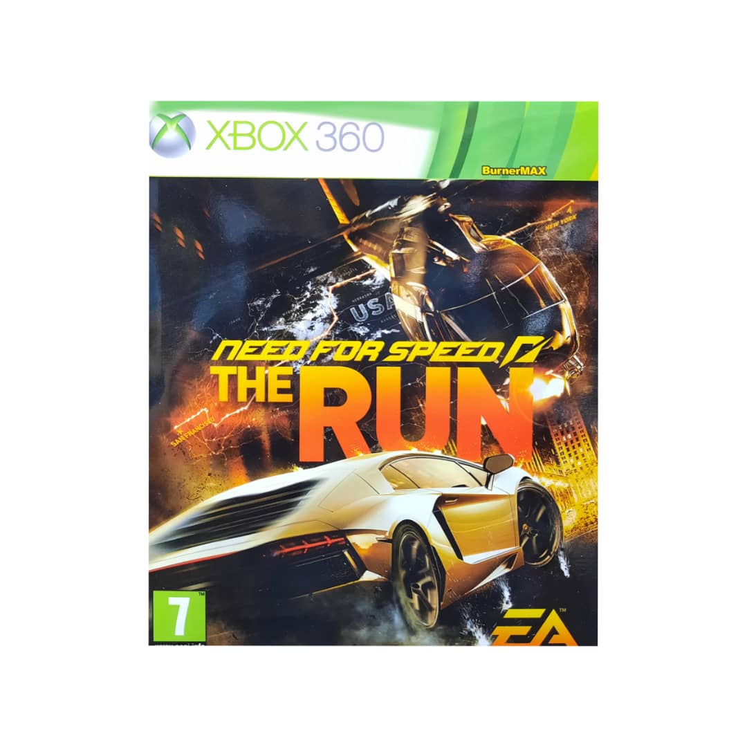 بازی NEED FOR SPEED THE RUN مخصوص Xbox 360