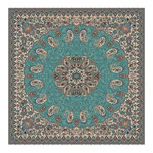 رومیزی ترمه رضایی یزد طرح خورشید کد 2101010403000