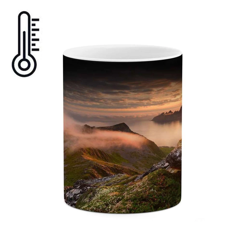 ماگ حرارتی کاکتی مدل منظره کد mgh17353