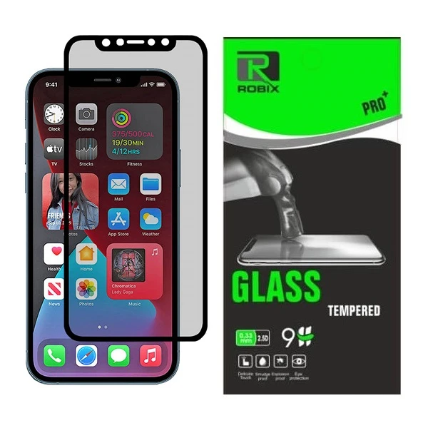 محافظ صفحه نمایش حریم شخصی روبیکس مدل FL-iP12 مناسب برای گوشی موبایل اپل iPhone 12 Promax