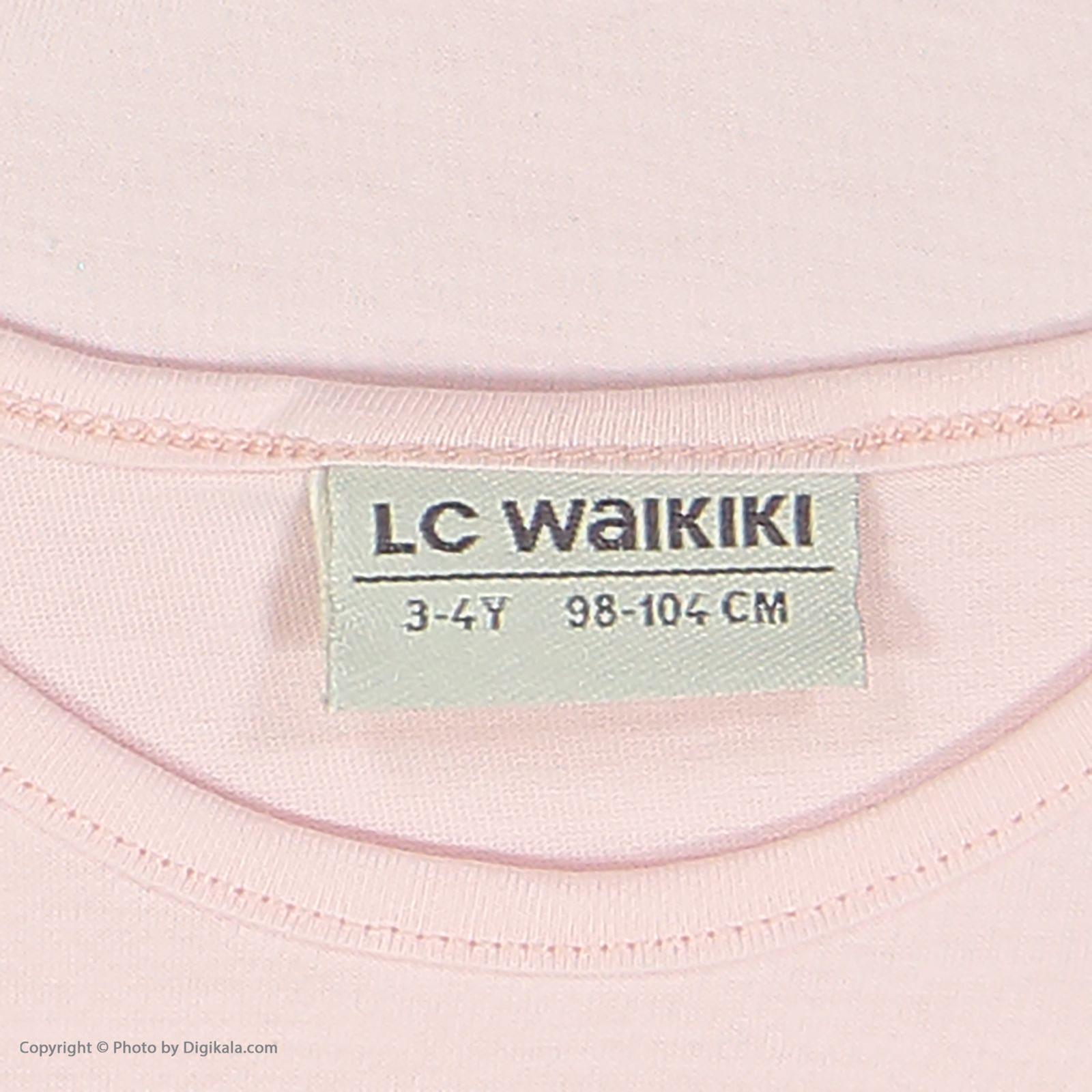 تی شرت دخترانه ال سی وایکیکی مدل W188754Z4-FUT-PINK -  - 5