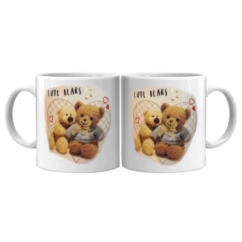 ماگ طرح تدی کد 104&nbsp;مجموعه دو عددی