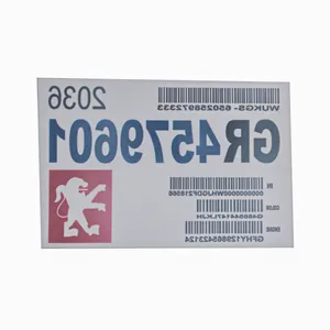 برچسب شیشه خودرو  طرح GR2036   کد 6601