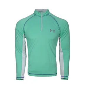 تی شرت ورزشی مردانه مدل طبیعت گردی نیم زیپ تنفسی  کد 03