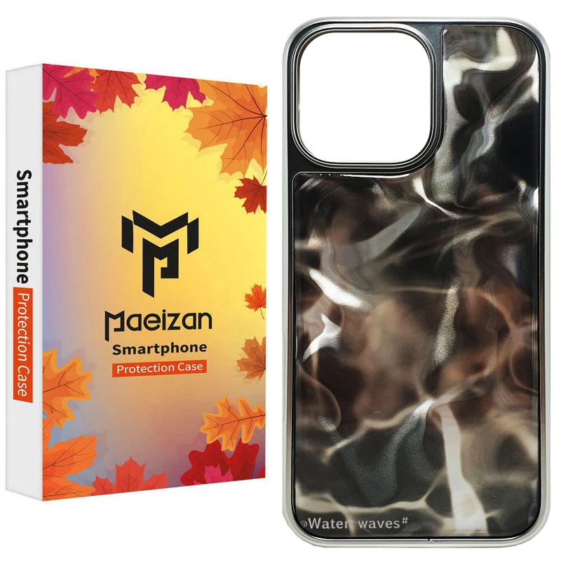 کاور پاییزان مدل موج طرح لاکچری مناسب برای گوشی موبایل اپل IPhone 16 Pro Max 